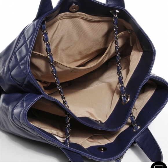 Channel lambkin Trianon blue tote - Picture 4 of 14